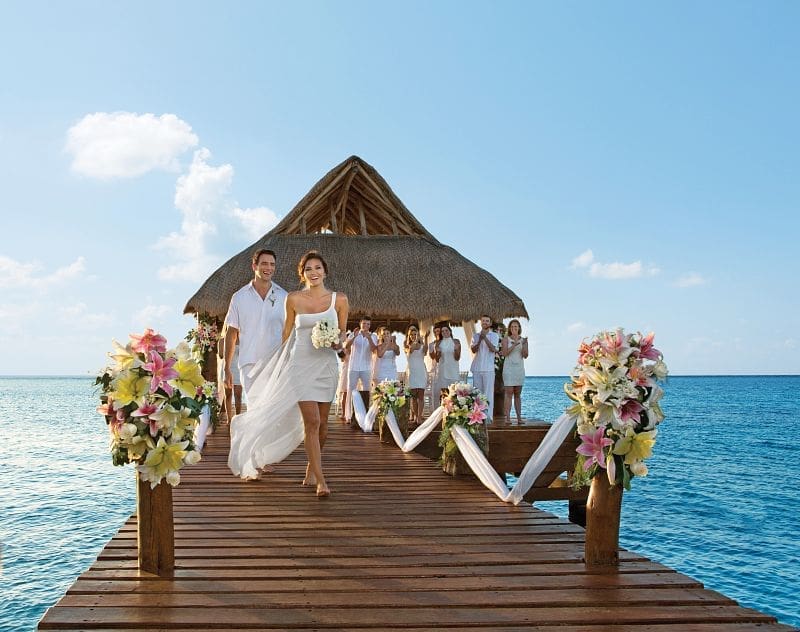 destination wedding at Secrets Aura Cozumel