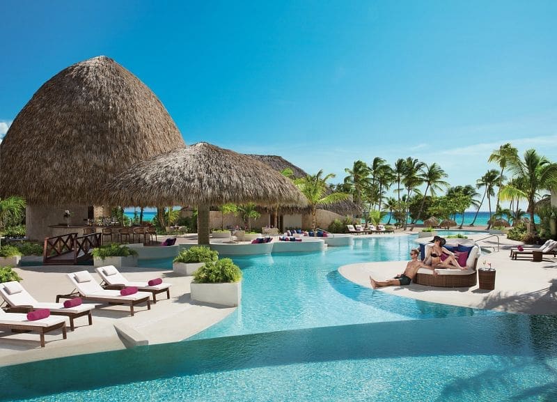 Preferred pool area at Secrets Cap Cana