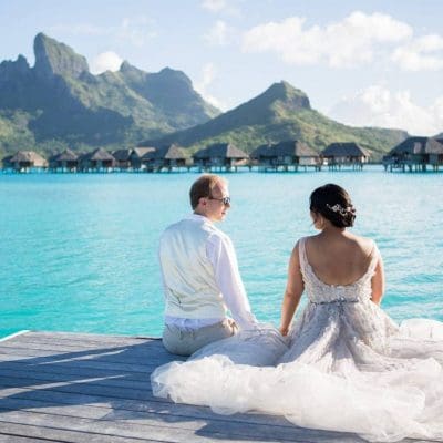 client Bora Bora destination wedding